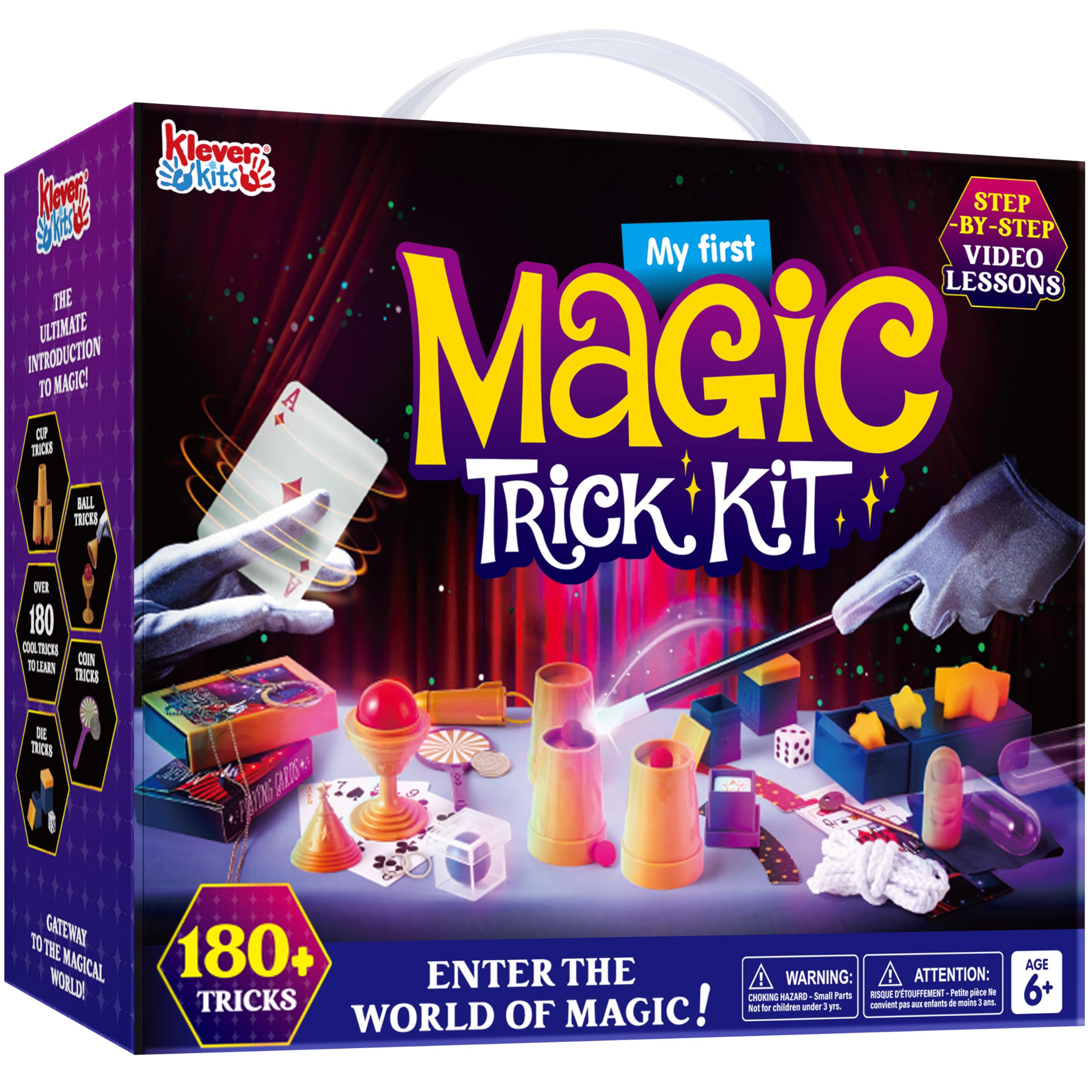 Amazon.com: Klever Kits 180+ Magic Set- My First Magic Trick Kit